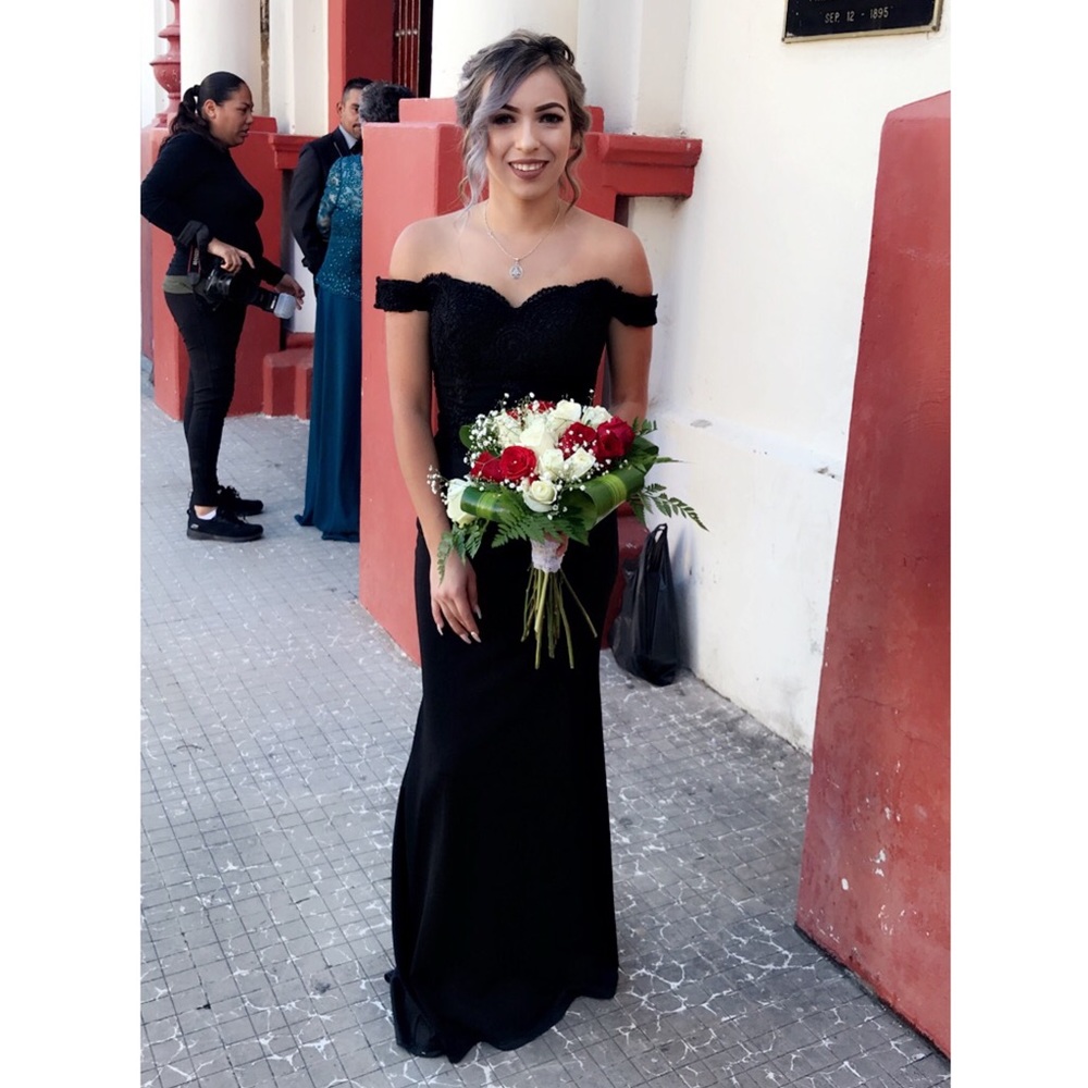 Black gown